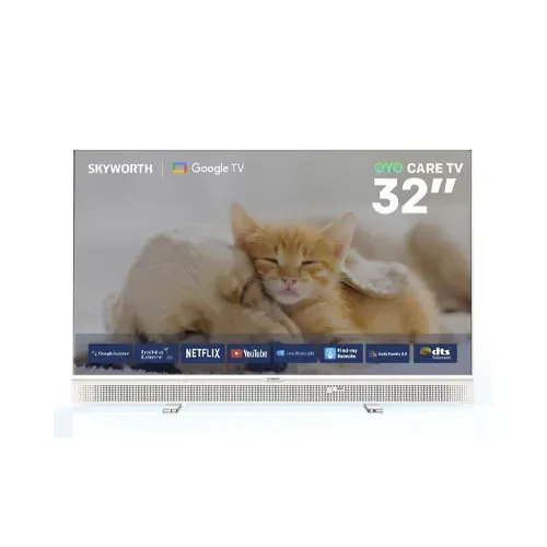 32LP70G تليفزيون محمول سكاي ورث 32 بوصة ذكي مشغل جوجل Skyworth 32-Inch Portable Smart TV with Google TV