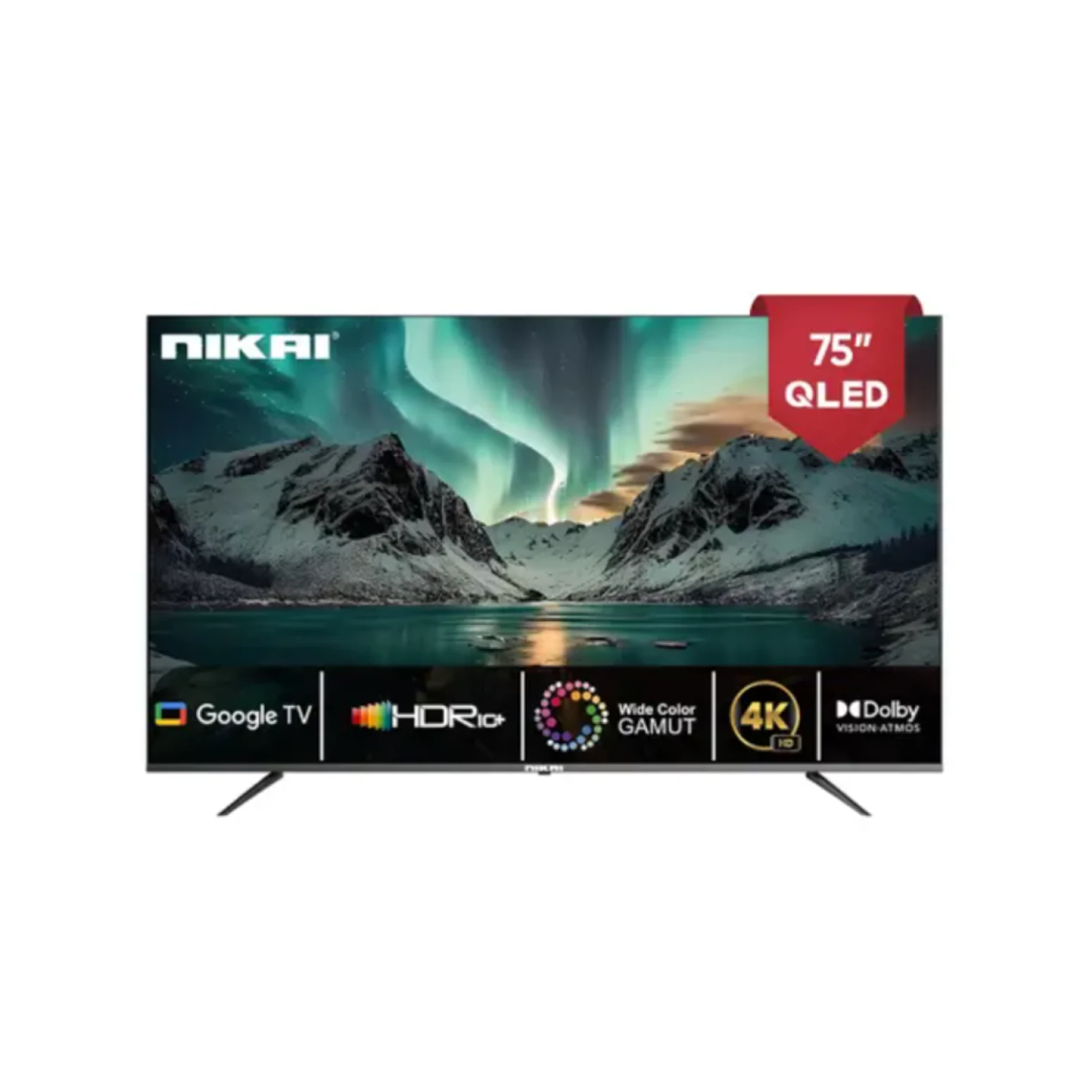 تلفزيون نيكاي 75 بوصة سمارت UHD QLED-NIK75MEU4QLED