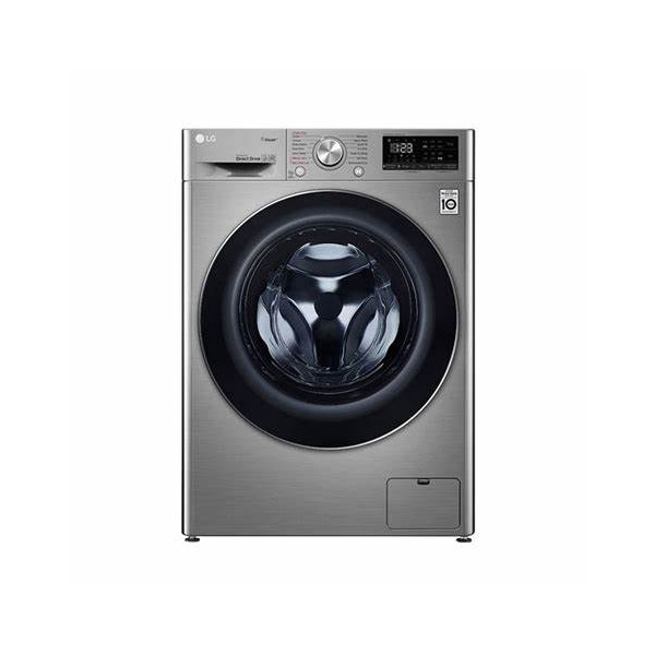 اتوماتيك فتحة امامية غسيل 9كجم و تنشيف 6 كجم استيل LG غسالة WSV0906XM