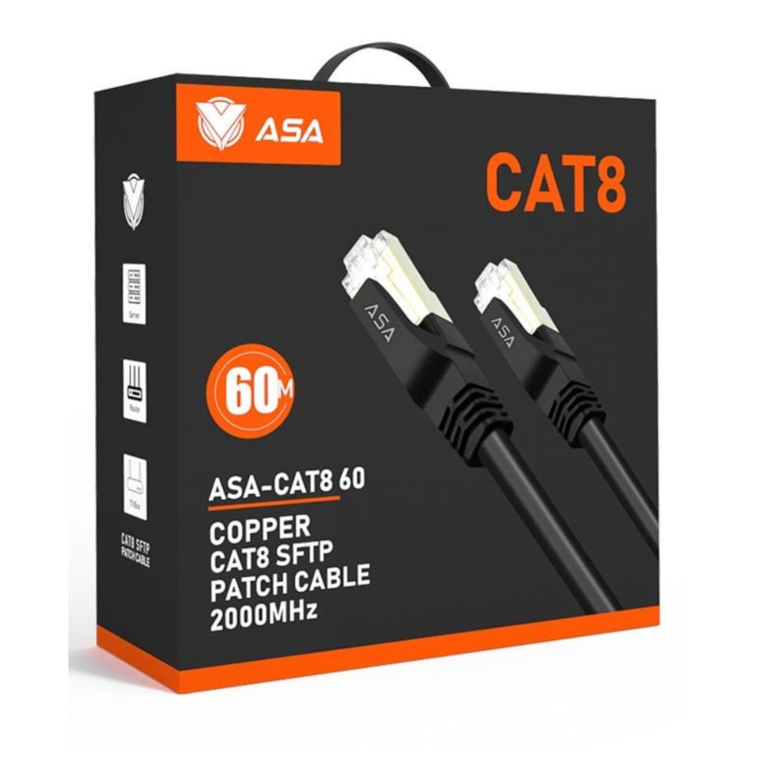 كيبل شبكة ايثرنت CAT8 بطول 60متر  Z.1767101824378743