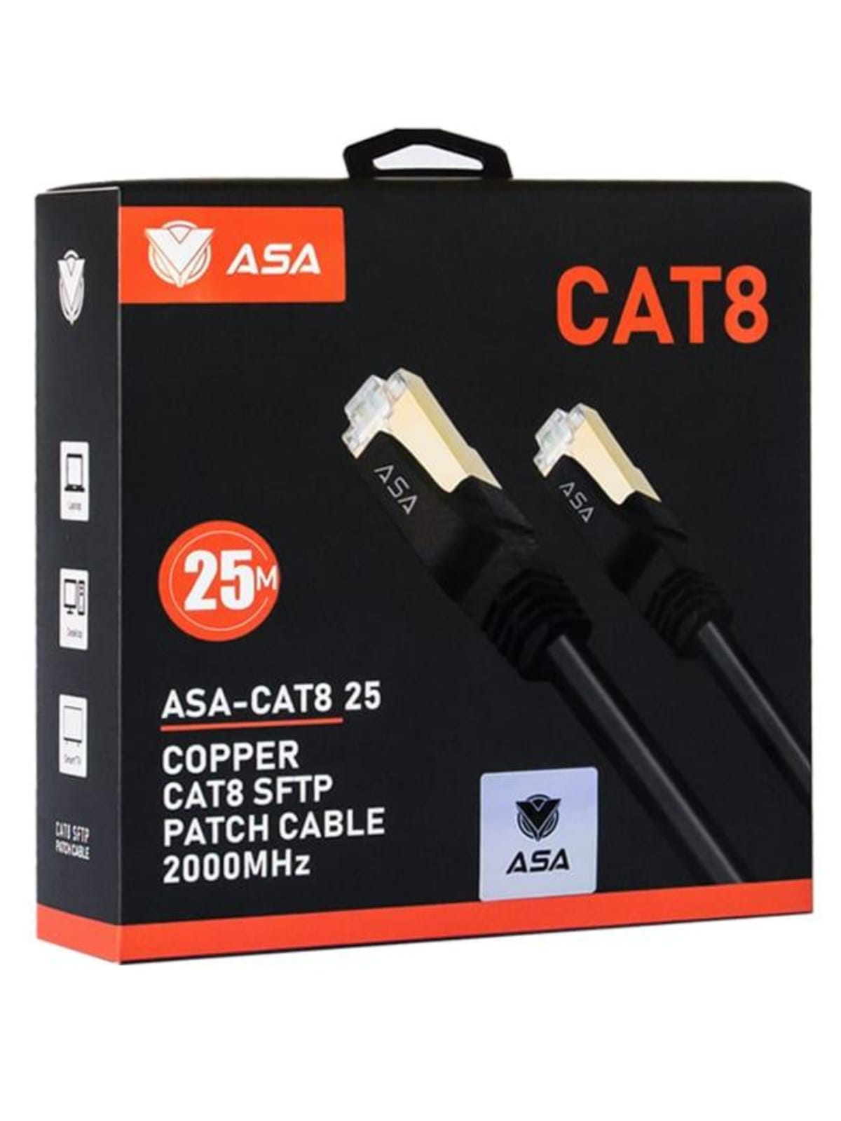 كيبل شبكة ايثرنت CAT8 بطول 25متر Z.17671022194242053