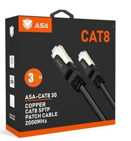 كيبل شبكة ايثرنت CAT8 بطول 3متر Z.17671030983599584