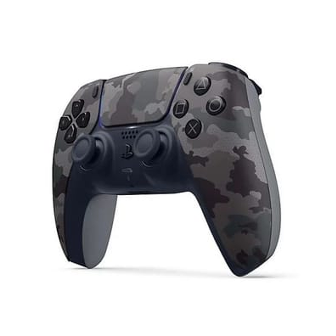لوحدة التحكم DualSense اللاسلكية لجهاز PlayStation 5 بلون Grey Camouflage