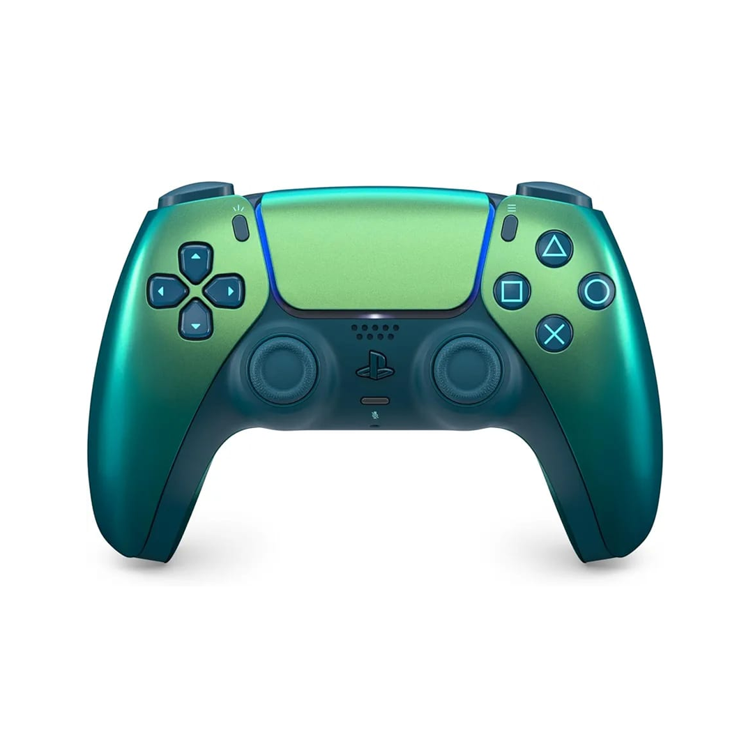 يدة التحكم اللاسلكية Sony DualSense لجهاز بلايستيشن 5 بلونها المذهل Chroma Teal (كروما تيل)