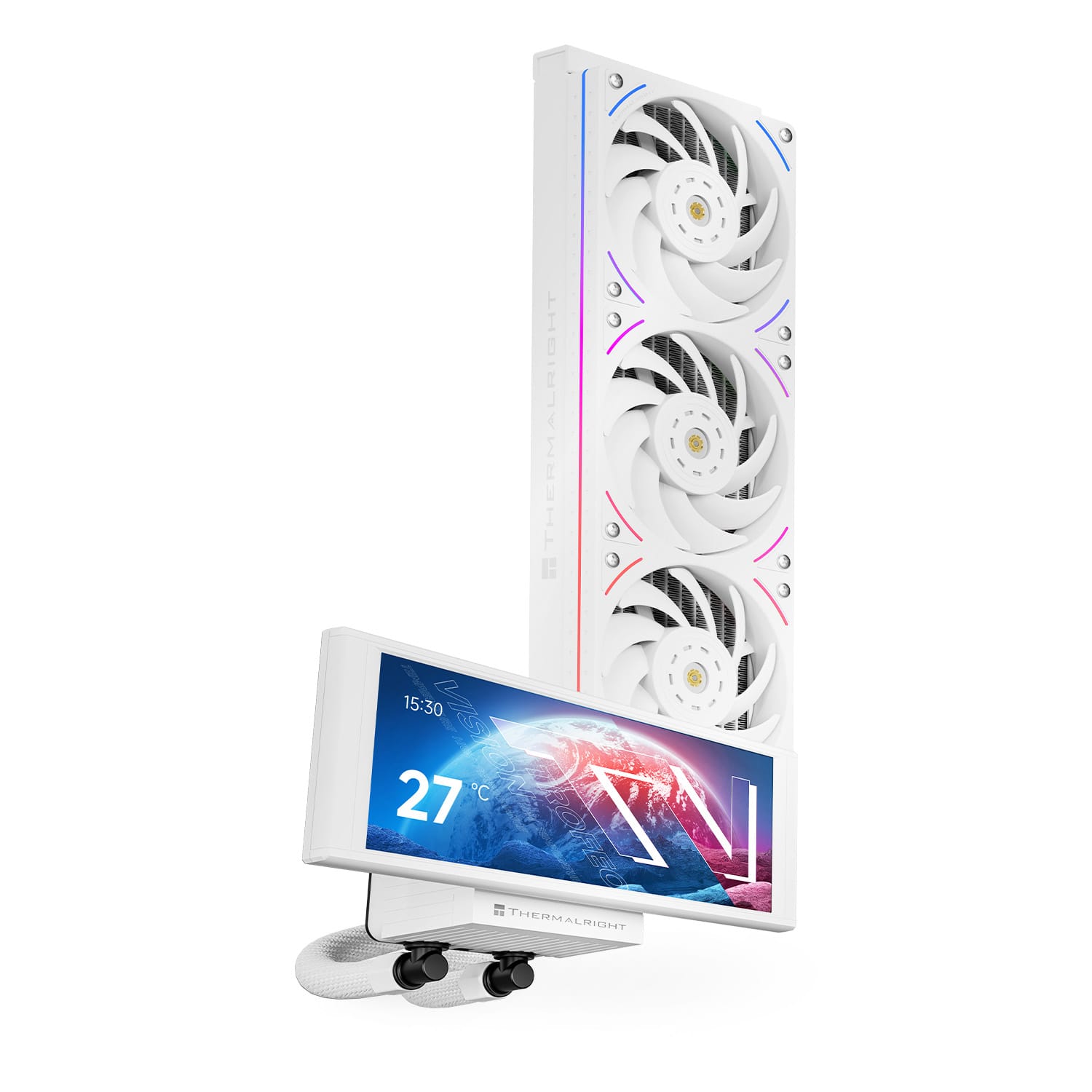 مبرد هوائي مع شاشة Trofeo vision 360 argb white من( Thermalright )-Z.17790317961603782