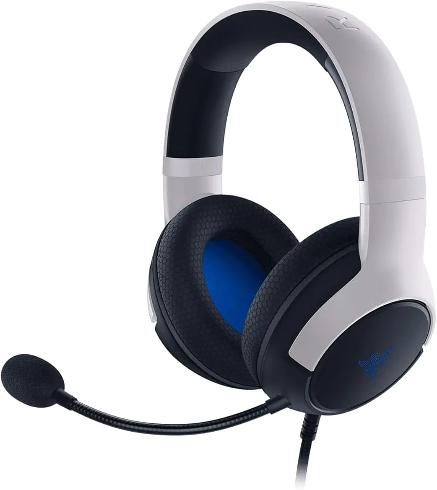 سماعة قيمنق لاسلكية ريزر كايرا هايبر سبيد (Razer Kaira HyperSpeed) لجهاز PS5 والكمبيوتر - أبيض -Z.17790359828632867